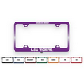 Colored Laser Engraved Zinc Alloy License Plate Frame